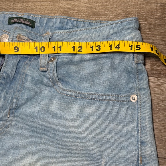 Duo 1 Celebrity Pink Drawstring Denim Shorts S & 1 Wild Fable Rolled Cuff 4/R - Picture 9 of 10